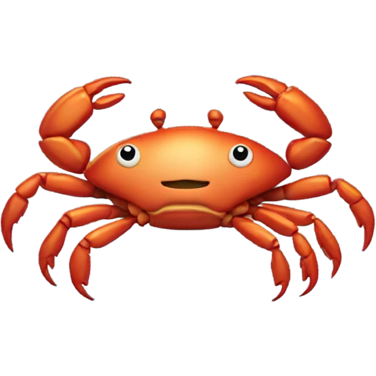 Crab with a weight  emoji