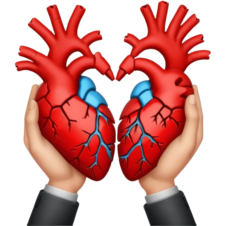 Holding a broken heart in my hand emoji