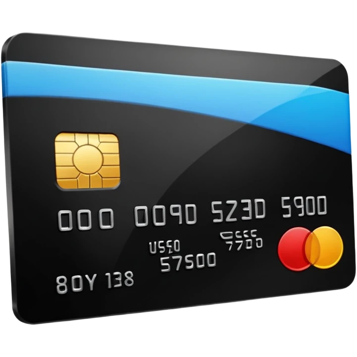 black credit card, no text emoji
