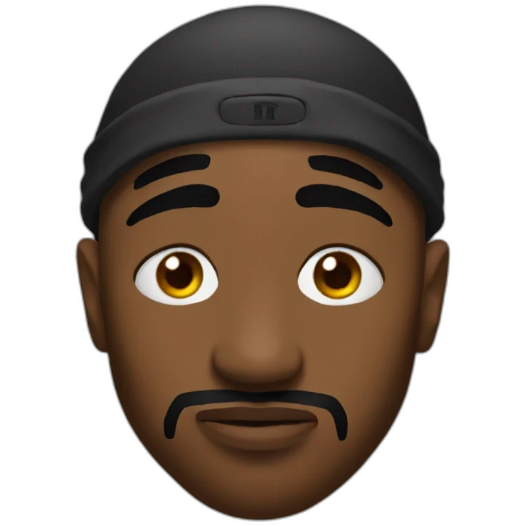 tupac sad face emoji