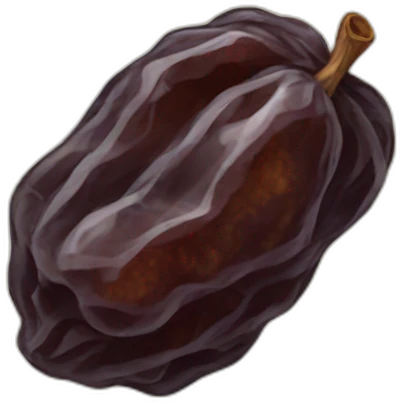 dried raisin emoji