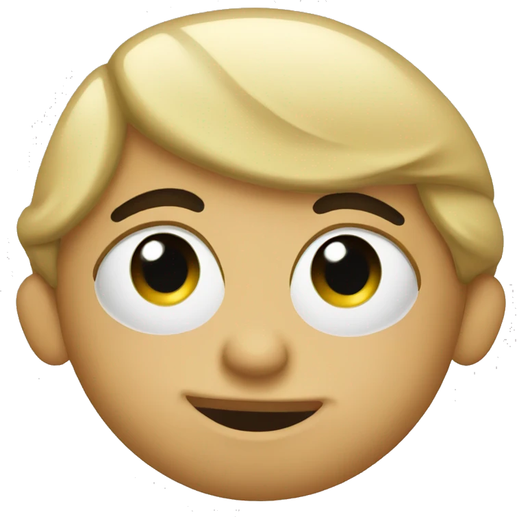 kissing face emoji