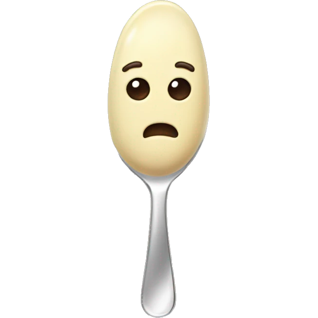 vanilla cute spoon emoji