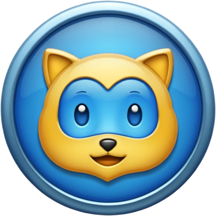 Badge bleus emoji