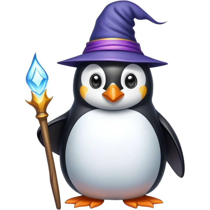 penguin wizard emoji