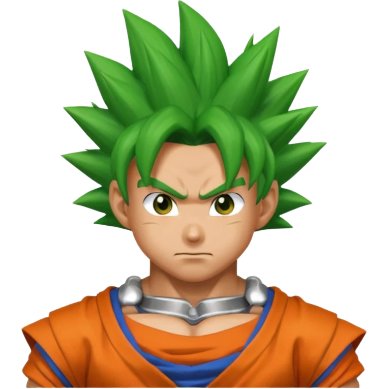 green haired goku emoji