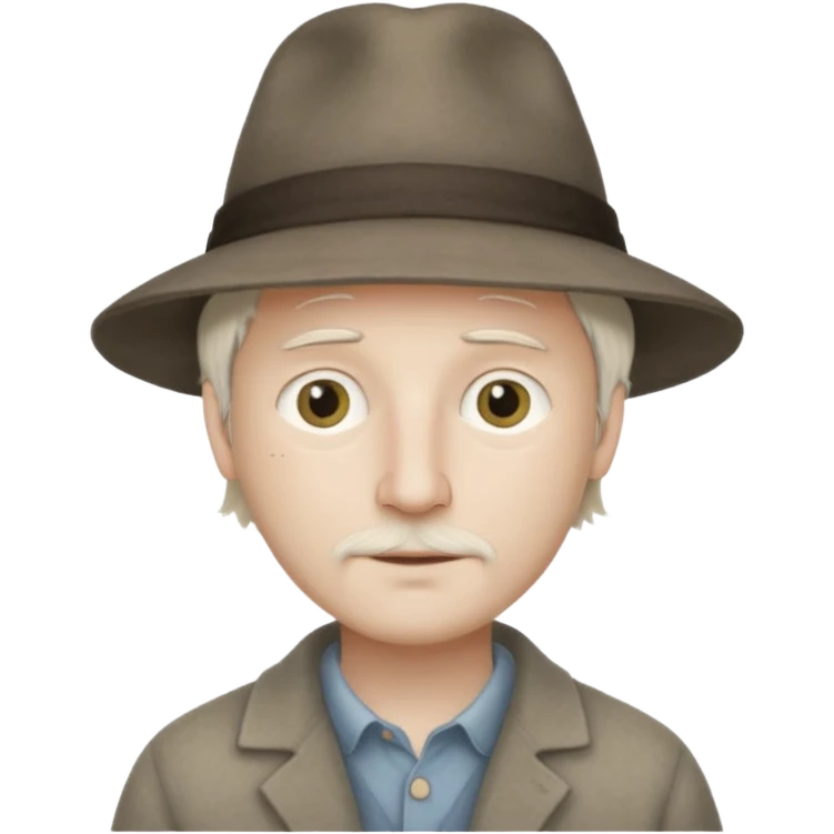 whispy guy styled after a Leunig illustration emoji