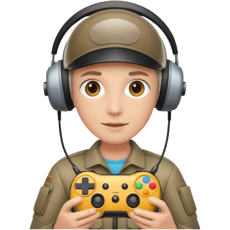 Adult with controller,Drone Pilot emoji