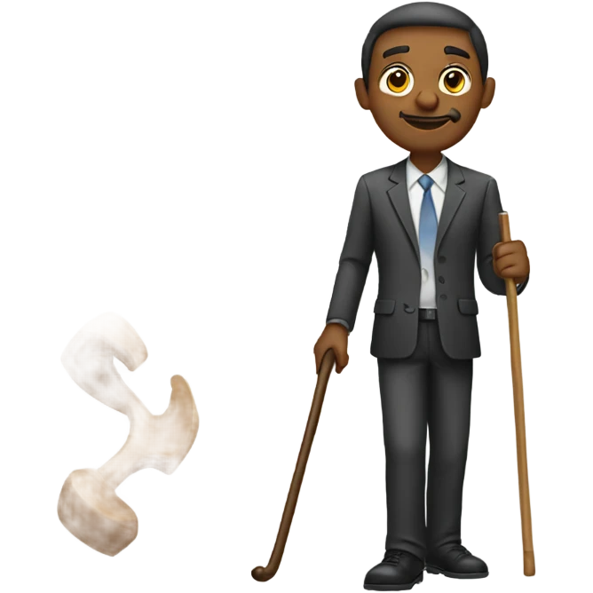 Person with cane emoji