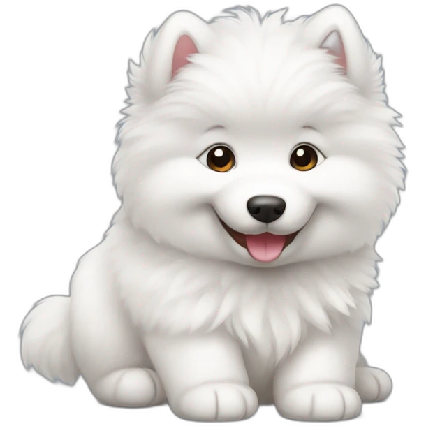 happy-samoyed-puppy emoji