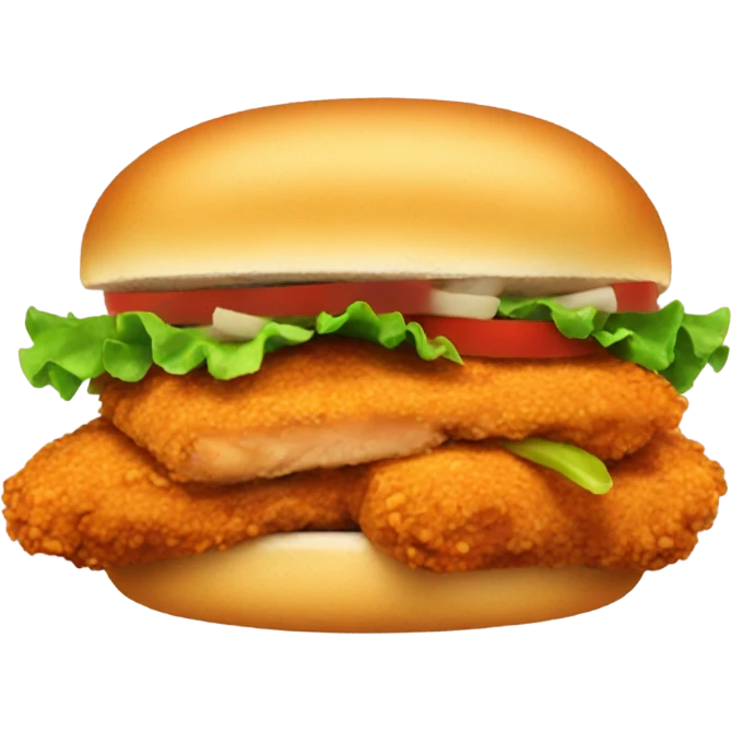 Spicy Chicken sandwich emoji