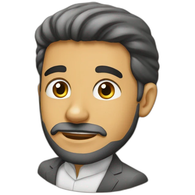 عسكري له شارب emoji