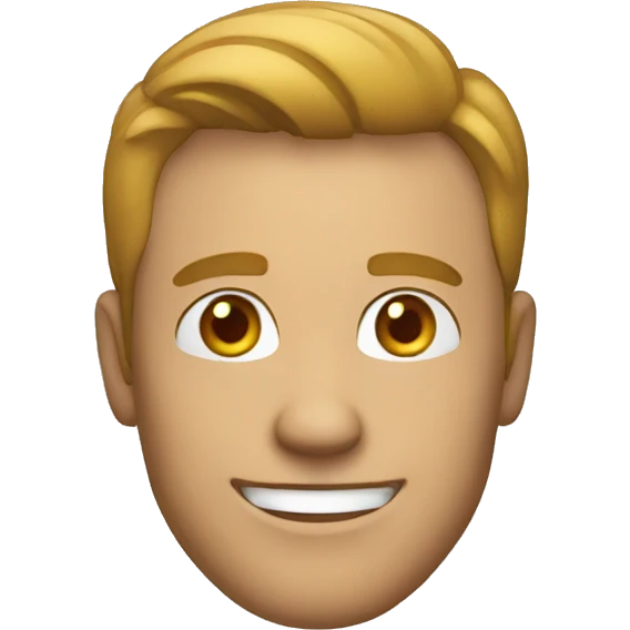 a smiling man emoji