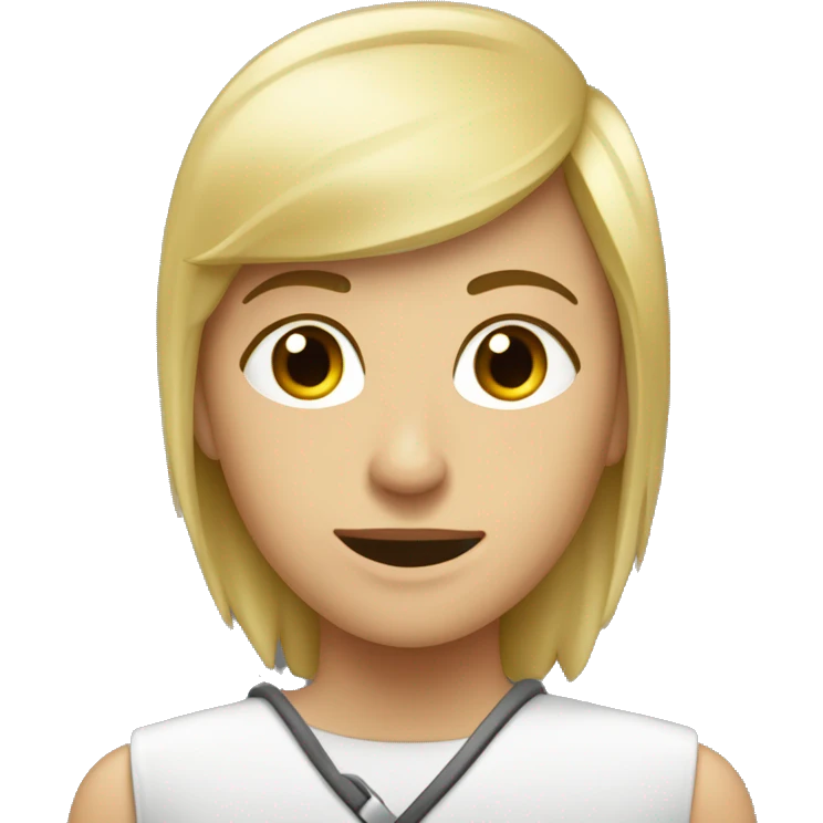 Девушка с черными волосами отправляет поцелуй emoji