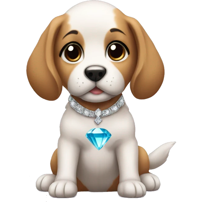 diamond puppy emoji