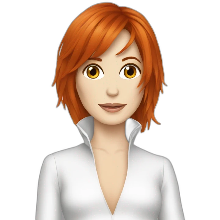 Mylène Farmer en mousquetaires emoji