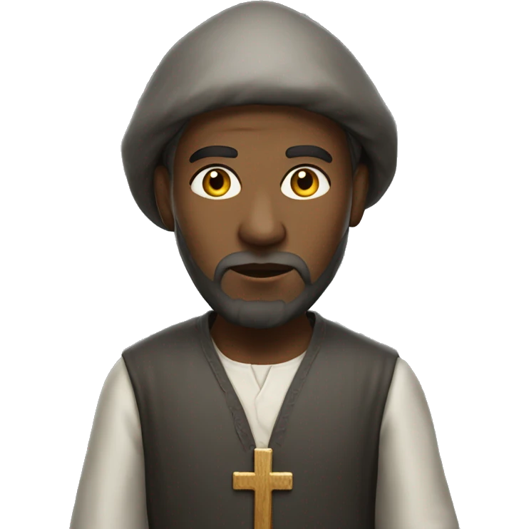 religious pilgrim light photorealistic serious emoji