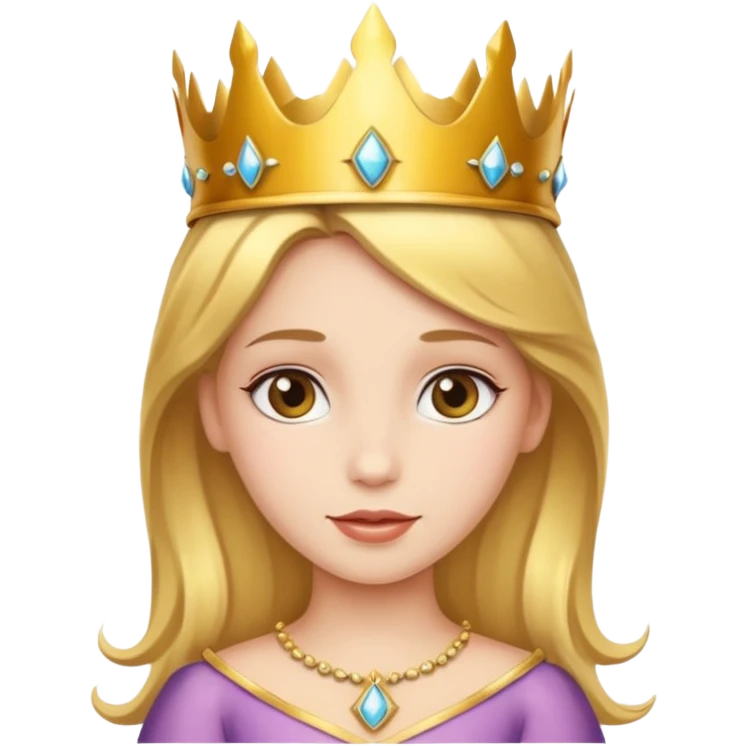 Princess wearing a crown  emoji