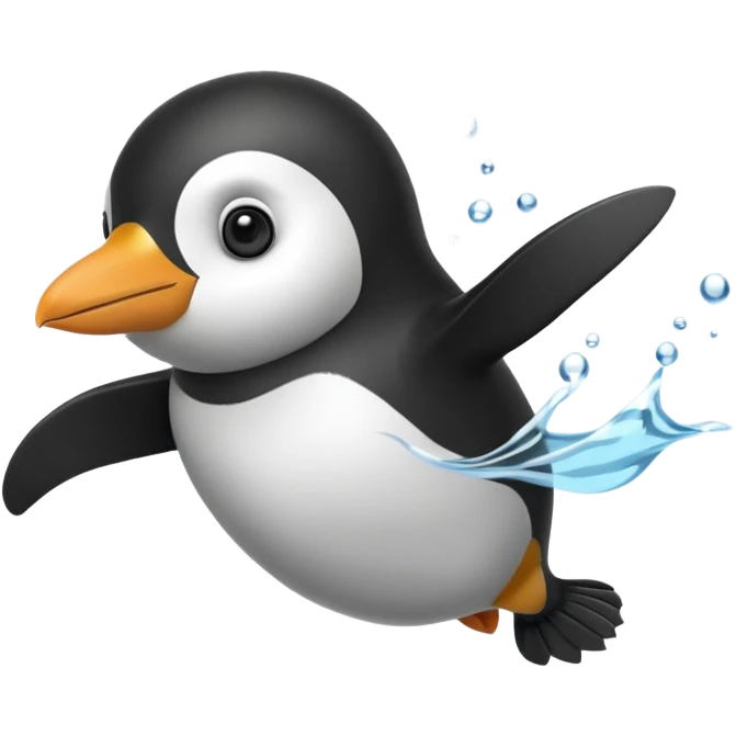 penguen dalgıç emoji