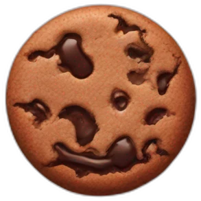 chocolate-cookie emoji