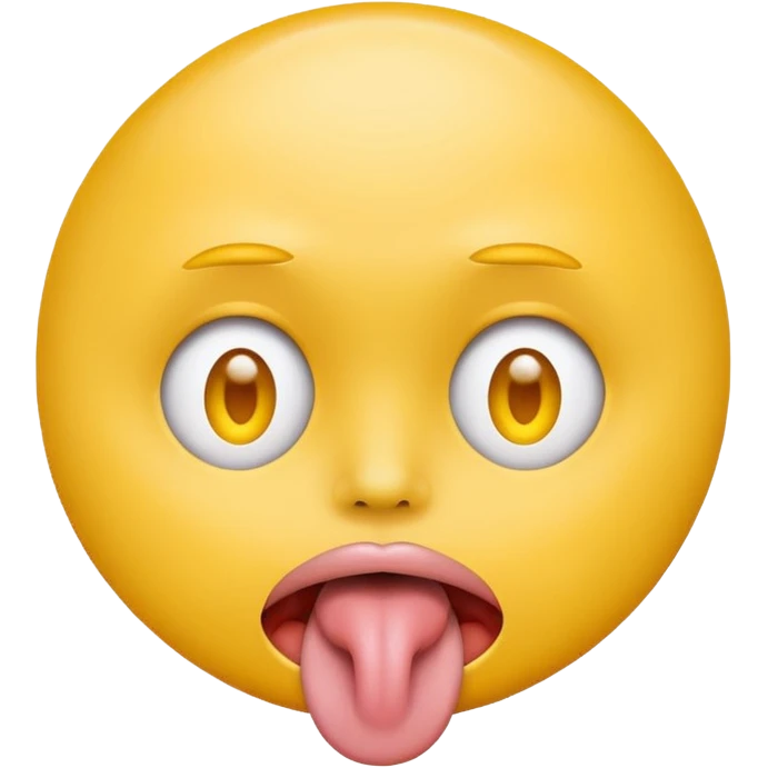 Doing the tongue out trend with the circle head one the normal yellow head make the 4th one better emoji