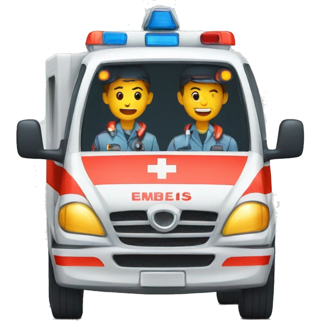 Enfermero de emergencias de ambulancia emoji