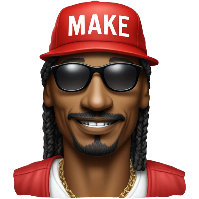 Red hat make American great snoop dogg emoji
