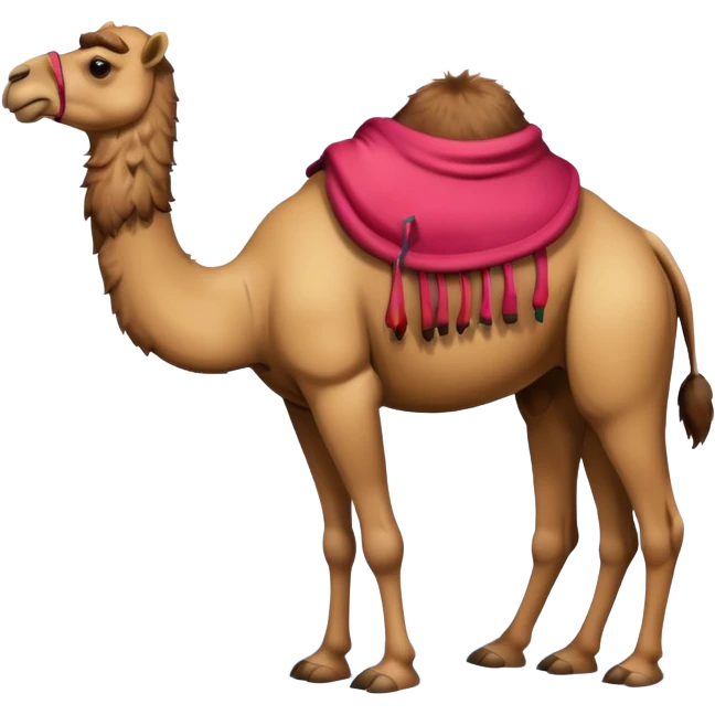 a camel in snow emoji