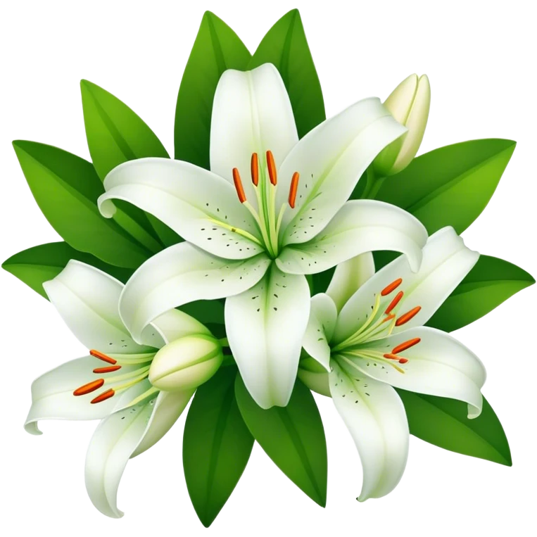 lilies  emoji