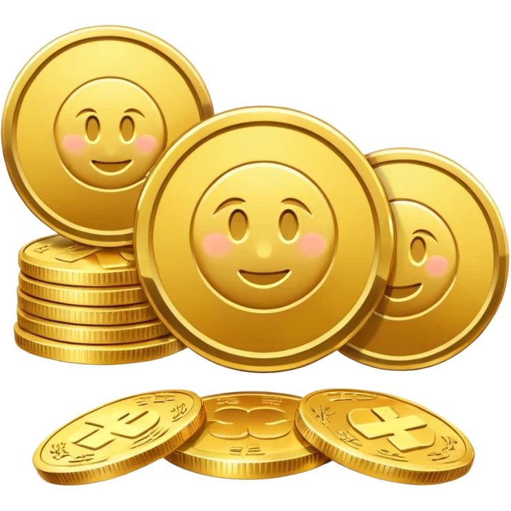 coins, chinese emoji
