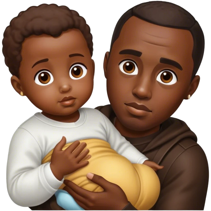 Diddy with a baby  emoji