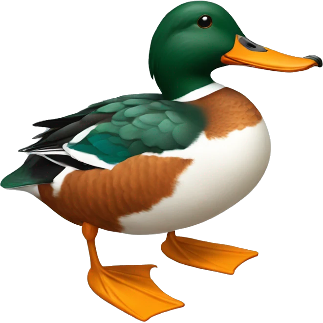 Northern shoveler duck emoji