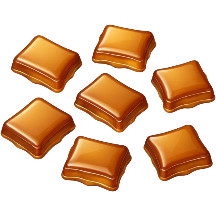 кусочки карамели emoji