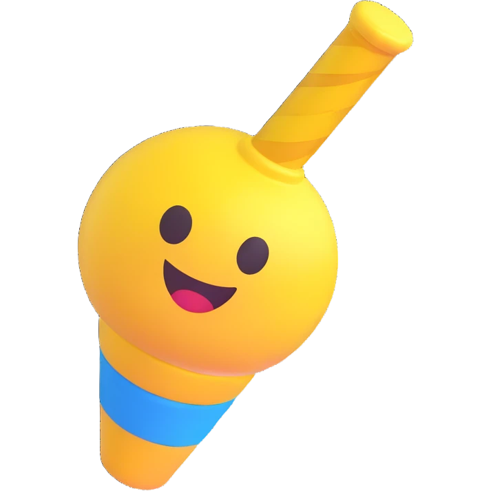 party popper emoji 3D style emoji