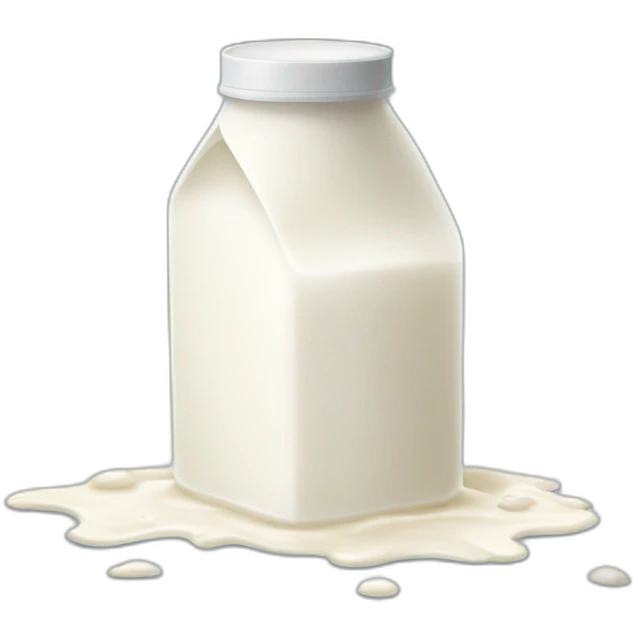 Spilled milk emoji
