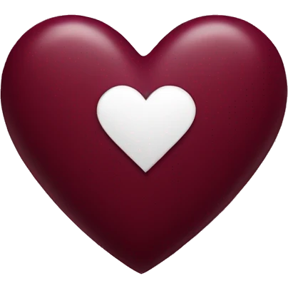 Maroon heart emoji