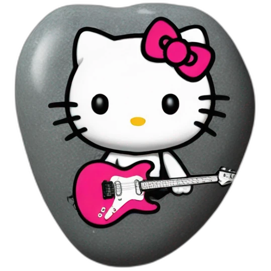 Hello kitty rock emoji