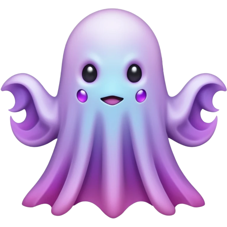 Pokemon legendary purple and pink type ghost emoji