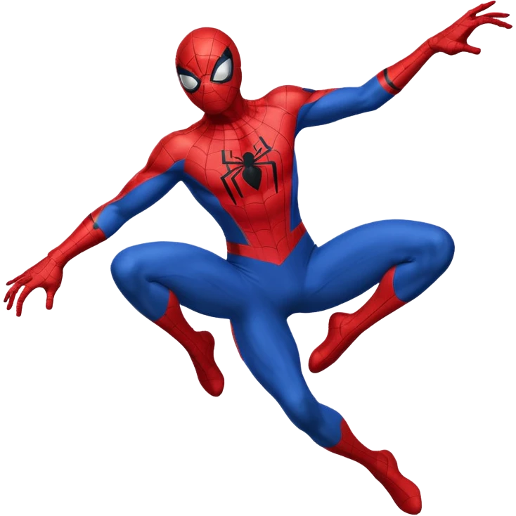 Spiderman jumping emoji