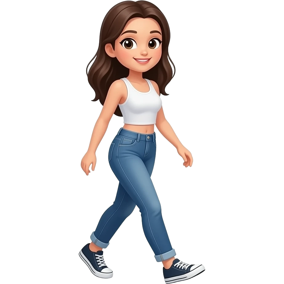 Hot girl walk emoji ( elevated version of the walking emoji: fire emojis around the woman walking emoji