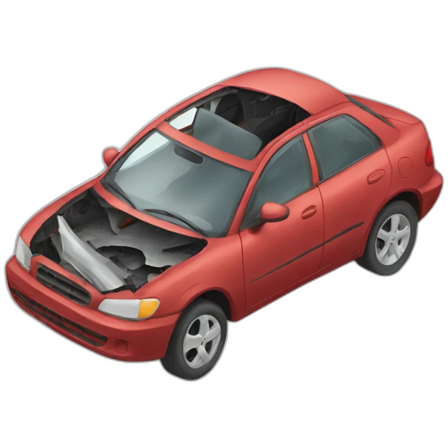 broken car emoji