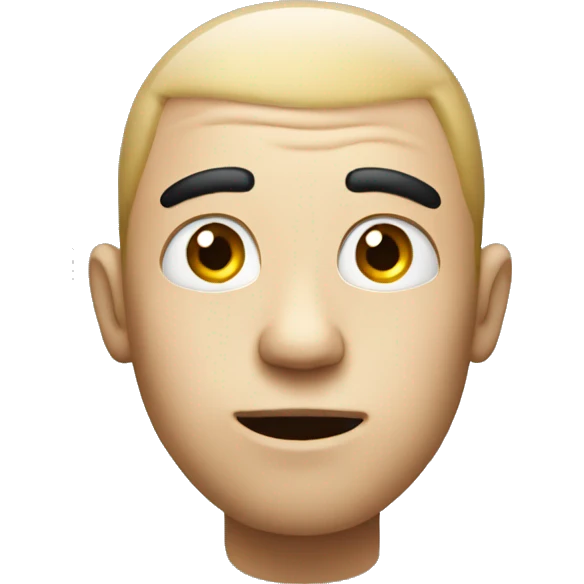emoji looking to the side  emoji