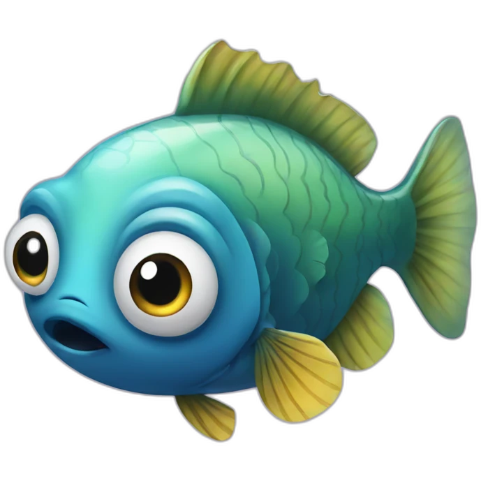 big eyed fish emoji