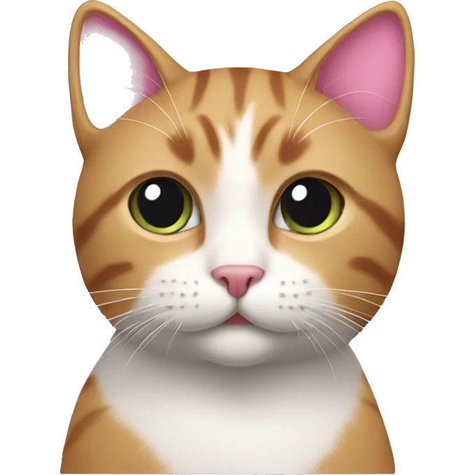Cat with pink hearts on face  emoji