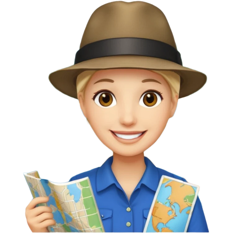 tour guide in USA emoji