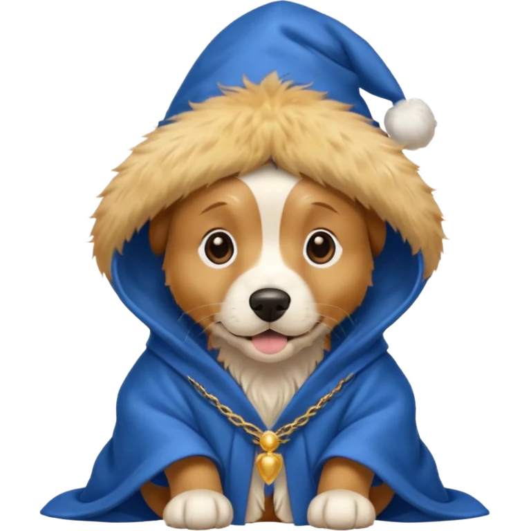 Dog wizard emoji