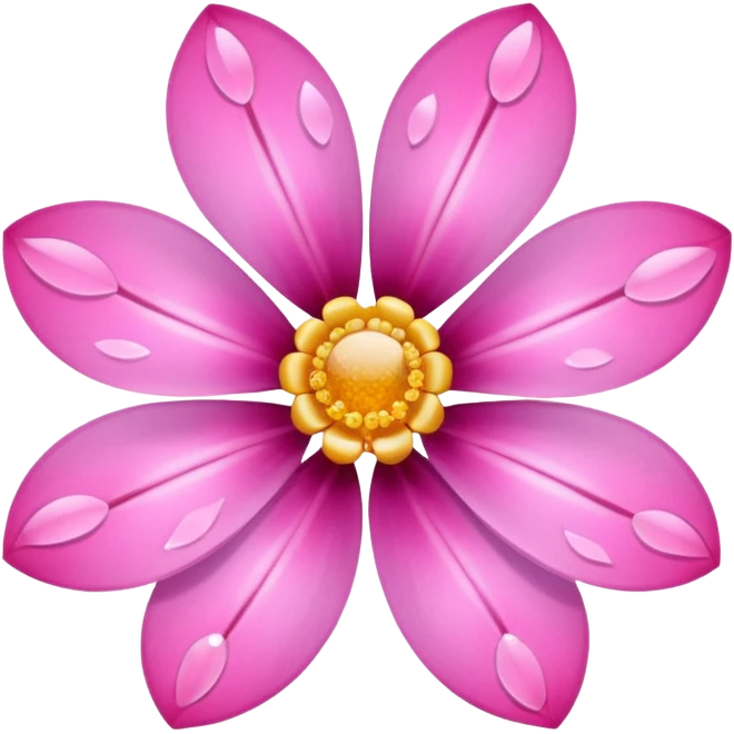 Pink flower sparkling emoji