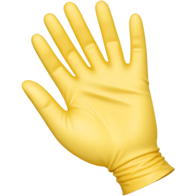 pulling on plastic glove emoji