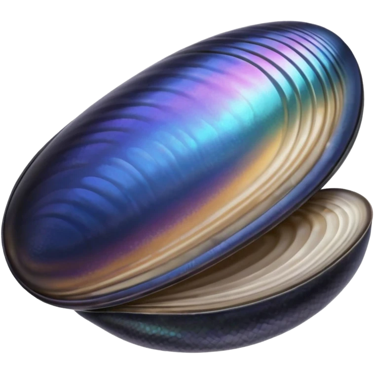 mussel, shell emoji