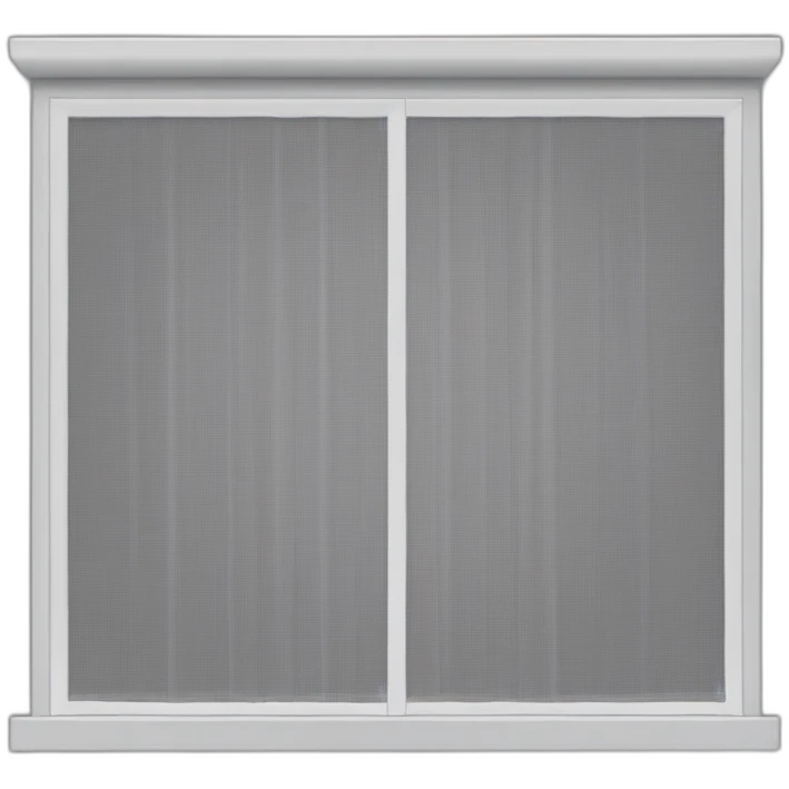 mosquito net in window color gray emoji